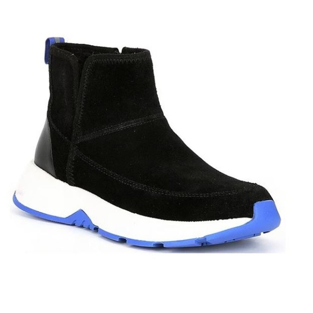 NWOB Nurture Women's Rainier Suede Cold Weather Platform Booties‎ Black Size 9.5